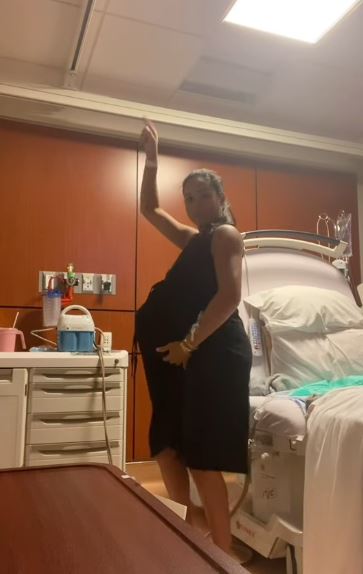 Meghan Markle dancing in a hospital room.