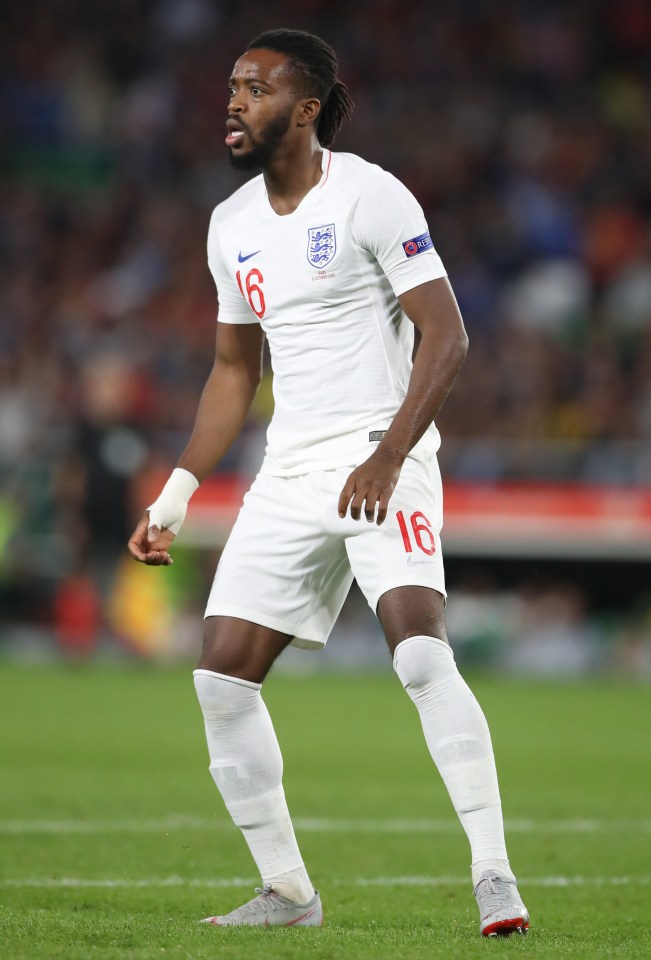Nathaniel Chalobah in England's soccer uniform.