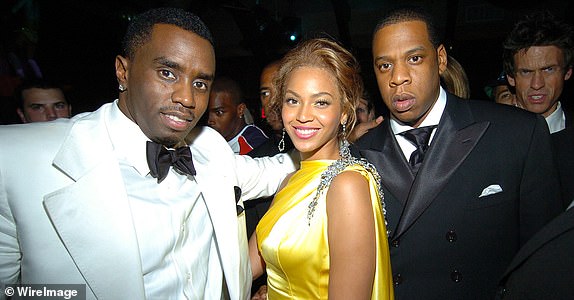 Sean "P. Diddy" Combs, Beyonce and Jay Z (Photo by Jamie McCarthy/WireImage)