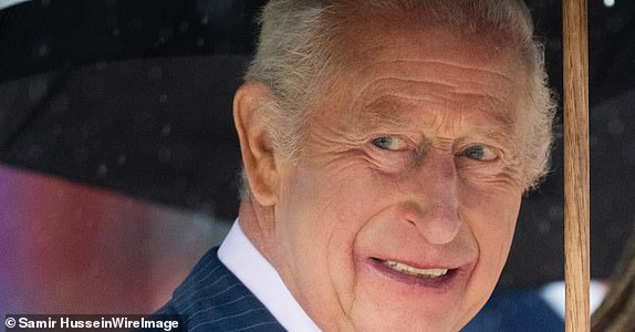 LONDON, ENGLAND - JUNE 05: King Charles III during his visit to South By Southwest London and Old Spitalfields Market on June 05, 2025 in London, England. SXSW London is the first time the festival has been hosted in Europe. (Photo by Samir Hussein/WireImage)