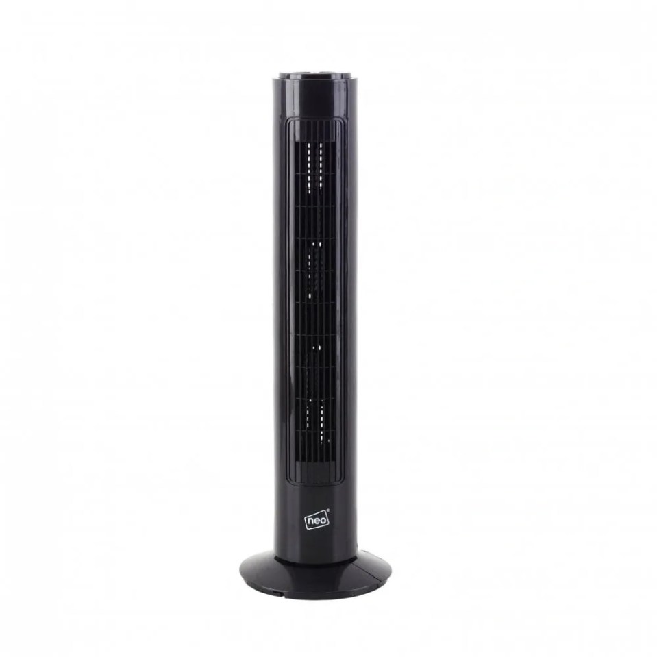 Black Neo tower fan.