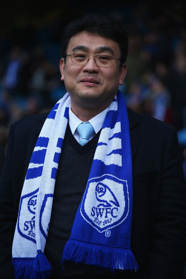 Dejphon Chansiri, owner of Sheffield Wednesday, at a soccer match.