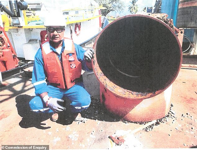 The pipe was managed by Paria, one arm of Trinidad's state-owned oil company