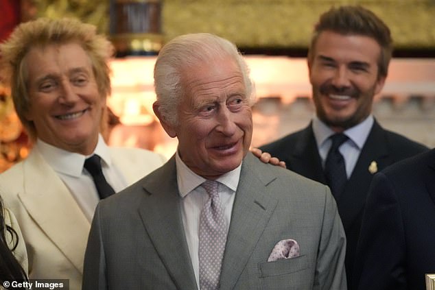 Sir Rod, Beckham, and Charles attend the inaugural King's Foundation charity awards at St James's Palace -- June, 2024