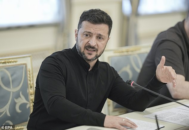 A jubilant Ukrainian President Volodymyr Zelensky said the attack 'will undoubtedly be in the history books'