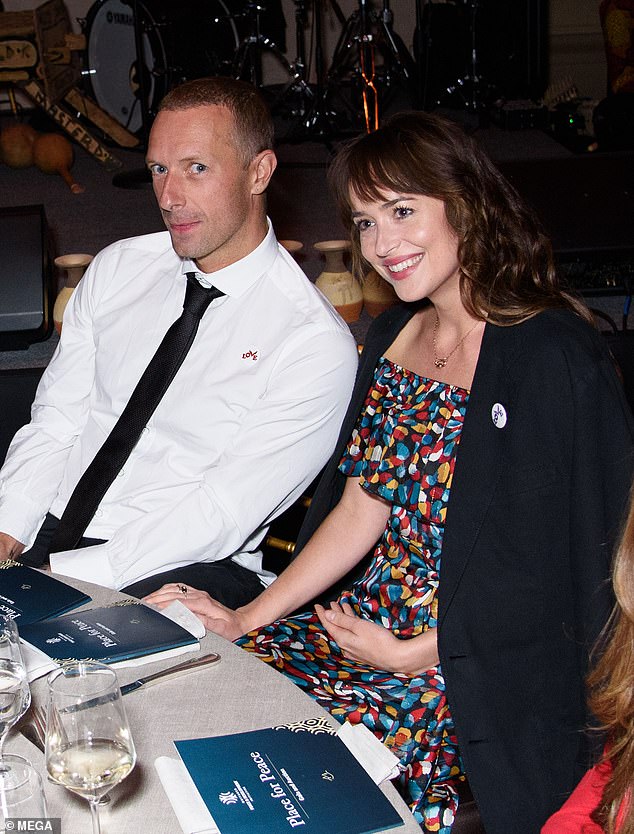Her outing comes less than 24 hours after news broke of her split from Coldplay frontman