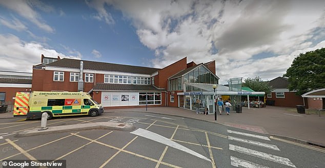 Chesterfield Royal Hospital, pictured, initally diagnosed Kanisha with pancreatitis when she first visited doctors in December, complaining of gallstones