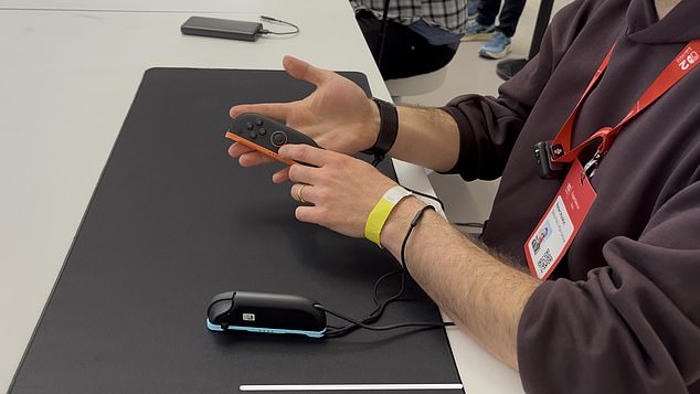 The buzzing and vibrating the Joy-Cons emulate what’s happening on screen