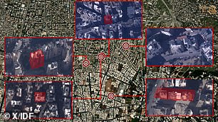 The IDF has so far not provided proof of the existence of the factories, only sharing their locations and a computer-generated image of two men apparently making drones in a basement
