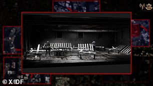 The IDF has so far not provided proof of the existence of the factories, only sharing their locations and a computer-generated image of two men apparently making drones in a basement