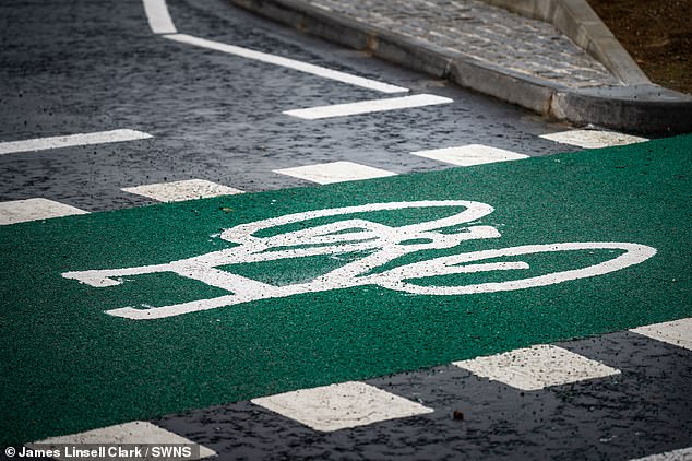 Resident Adam Green was also in agreement that not many pedestrians or cyclists who used the £2million roudabout at the moment