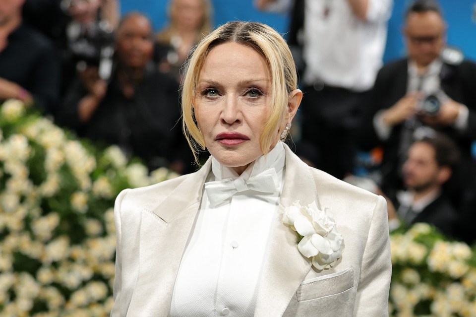 Madonna at the Met Gala.