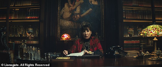 Under the beady eye of Anjelica Huston's director, Eve (pictured) is being trained as an assassin herself