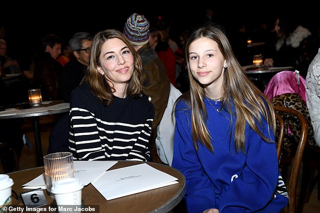 And in a truly on-brand move, the music video was directed by none other than her Oscar-winning mother Sofia, 54, whose big-screen hits include Lost in Translation and The Bling Ring (Romy and her mother Sofia pictured in 2020)