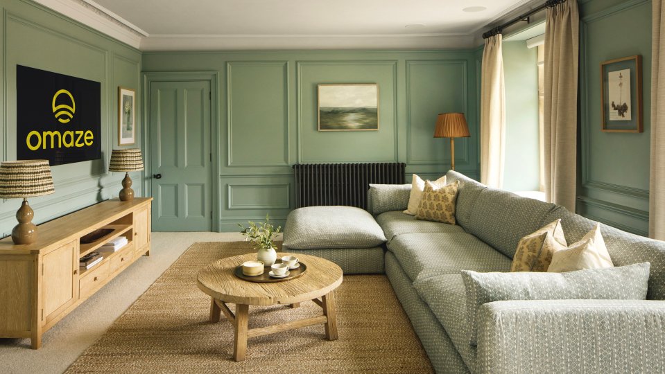 Interior of a Cotswolds home won in an Omaze competition.