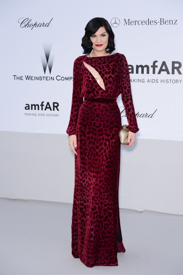Jessie J at the 2012 amfAR Cinema Against AIDS event.