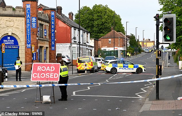Staniforth Road was closed following the serious collision on Wednesday