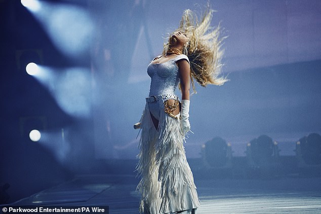 Fans of the global superstar began queuing outside the stadium at 4am on Wednesday