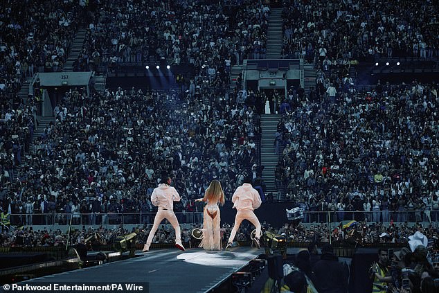 She last performed in the UK in 2023 on the Renaissance World Tour, which saw her play five dates at the same stadium