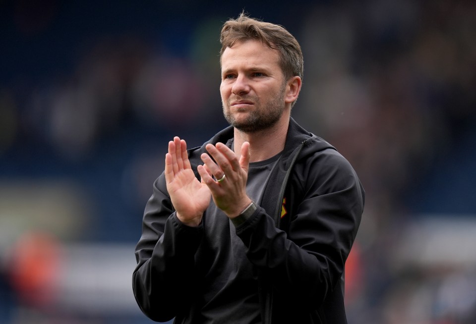 Photo of Tom Cleverley, Watford manager.