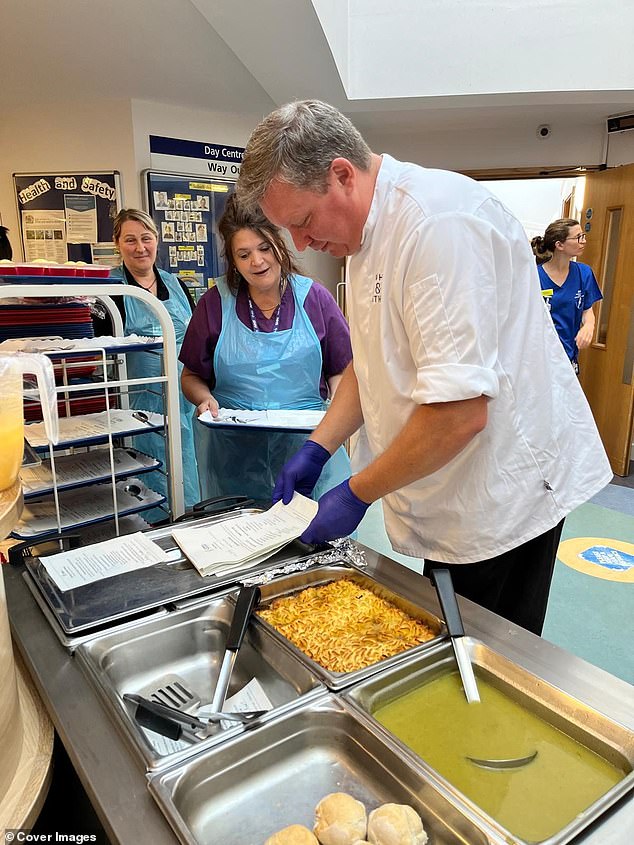 The chef at Sobell House Hospice in Oxfordshire takes care to ensure the food he serves to people in end-of-life care is thoughtfully presented