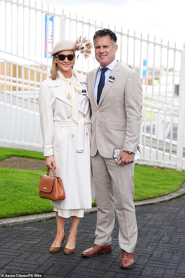 Among the celebrity arrivals were Gabby and Kenny Logan