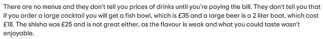 Some of the reviews on Google and TripAdvisor don't hold back when it comes to naming and shaming venues in Rhodes Old Town that they claim inflate prices
