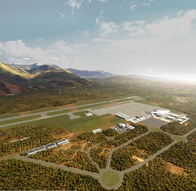 Illustration of Heraklion, Crete's new international airport.