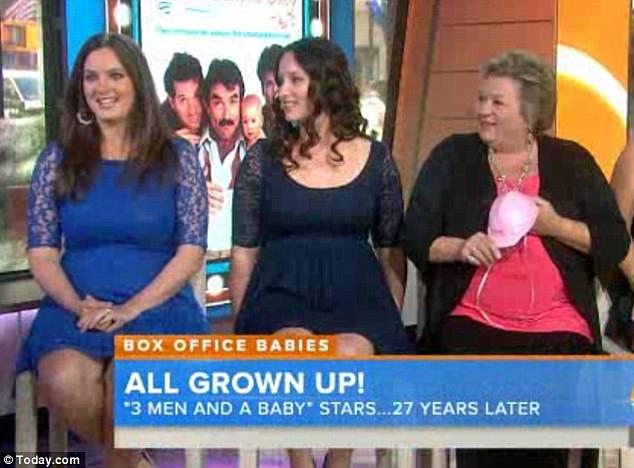 At the time, their mother Geriann (R) revealed she was 'bored at home on [maternity] leave' when she went in for a casting call that she thought was just for a 'single scene' in a movie