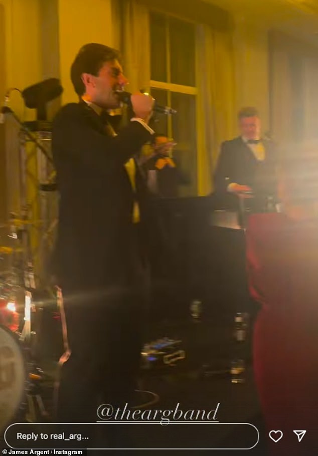 Argent has been branded 'shameless' for sharing clips laughing and singing on stage with his band - after receiving a suspended jail sentence for pushing his ex Nicoline down some steps in Spain