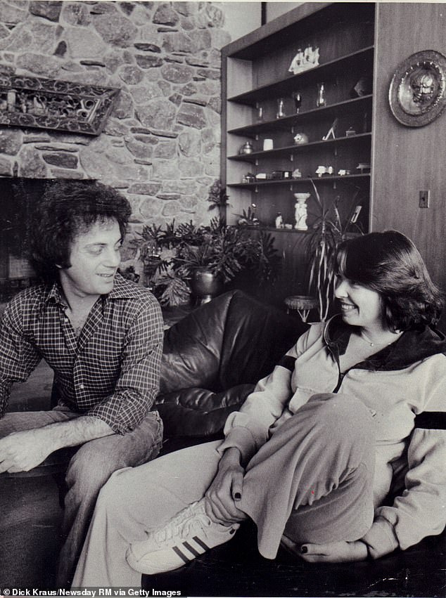 Elizabeth also inspired other hits like The Stranger, She¿s Always a Woman, and even appeared as the 'waitress practicing politics' in Piano Man;(pictured in 1978)