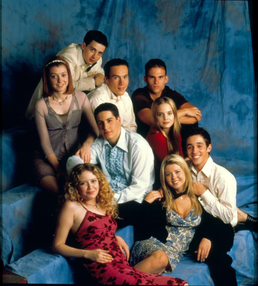 Cast photo from American Pie.