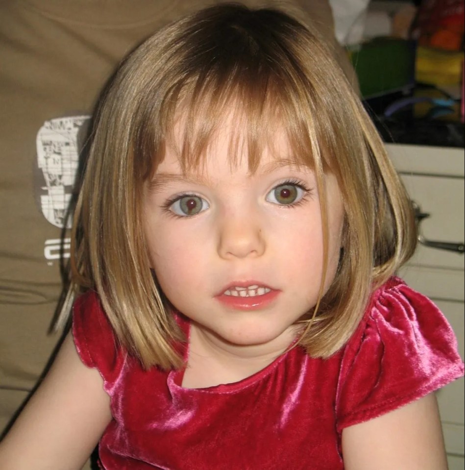 Photo of Madeleine McCann as a young child.