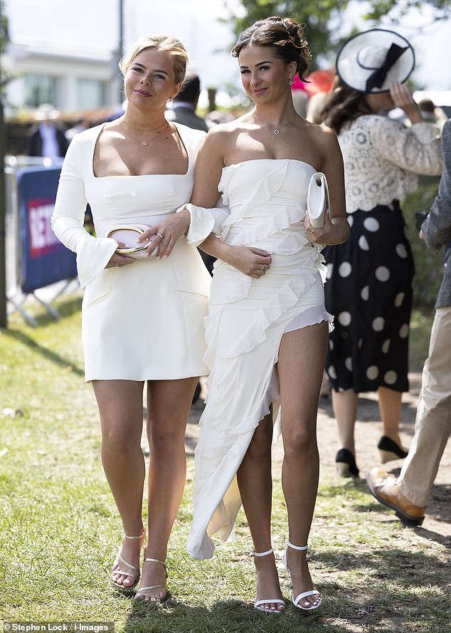 As the sun came out, relieved racegoers made sure the party was getting started
