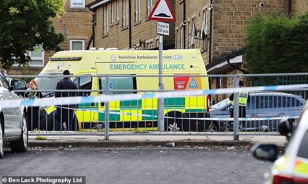 Officers were called at 2.31pm to a report of the brawl and emergency services found a 19-year-old male who suffered serious injuries