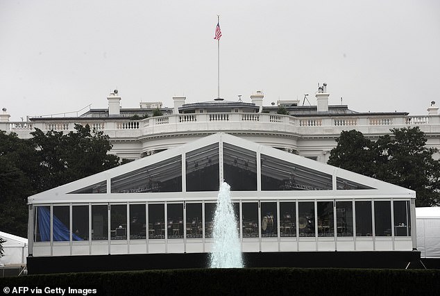The Obamas erected a tent for a state dinner for the first time in White House history in 2009. Donald Trump, then a real estate developer, thought it was tacky and offered to build something better according to Obama adviser David Axelrod