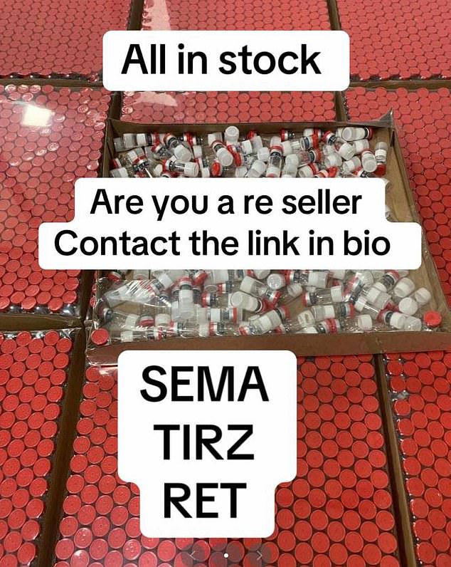 Other Chinese manufacturers openly advertise for UK resellers of the DIY weight loss drugs