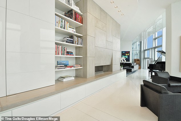 There is lots of lush entertaining space and also features a library room that could be converted into a fourth bedroom
