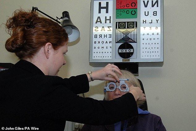 Department of Transport (DfT) figures show 240 people were injured and seven were killed in crashes on Britain’s roads in 2023 in which defective eyesight was a factor. That was the most casualties since 2017, when the total was 262 (file image)