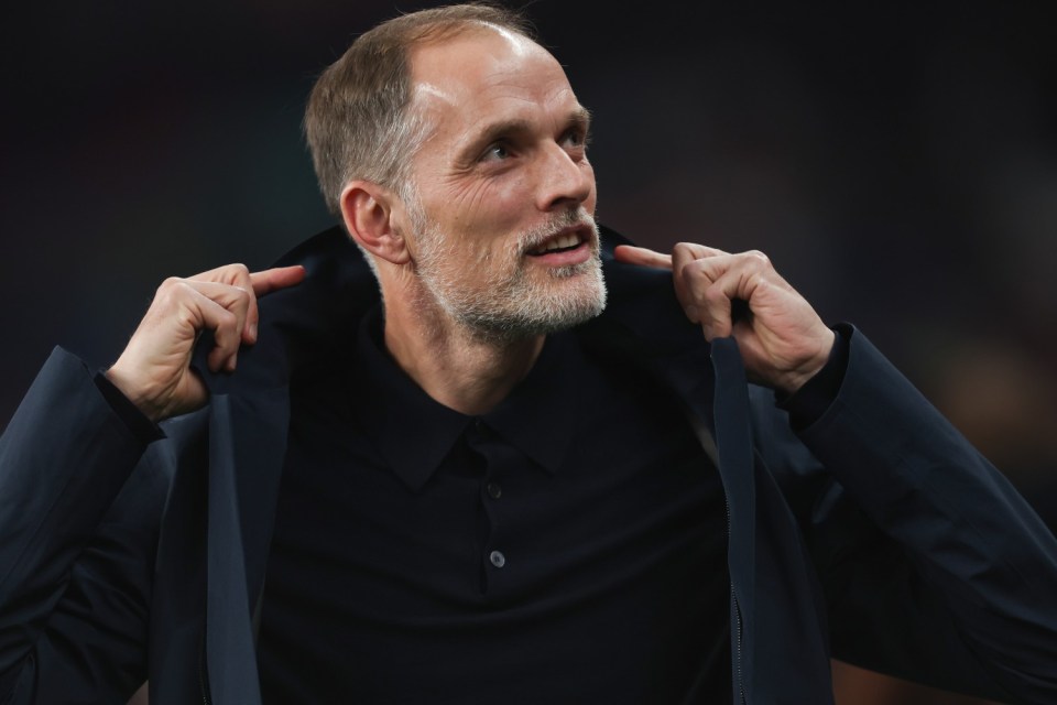 LONDON, ENGLAND - MARCH 21: England's manager Thomas Tuchel during the FIFA World Cup 2026 European Qualifier between England and Albania at Wembley Stadium on March 21, 2025 in London, England. (Photo by Rob Newell - CameraSport via Getty Images)