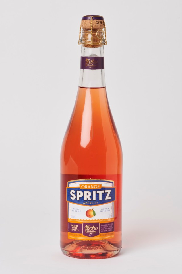 Copyright STEWART WILLIAMS 07956 568150 THE SUN SUN FEATURES. Aperol Dupes Taste Test. Lynsey Hope puts Aperol dupes to the test. 22/5/25 Sainsbury's Taste the Difference Orange Spritz Aperitif.....