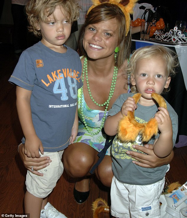 Jade Goody and her sons Bobby (left) and Freddie in 2006