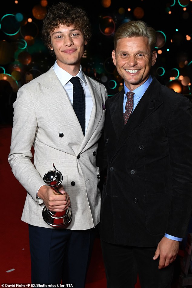 According to Freddy, Jeff hardly has a relationship with Bobby, pictured, despite his delighted and highly public cheers for his eldest son when he was a contestant on Strictly in 2023