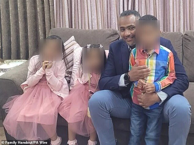 His distraught wife Amaher Nour has spoken out today saying: 'To me and my kids he is everything'
