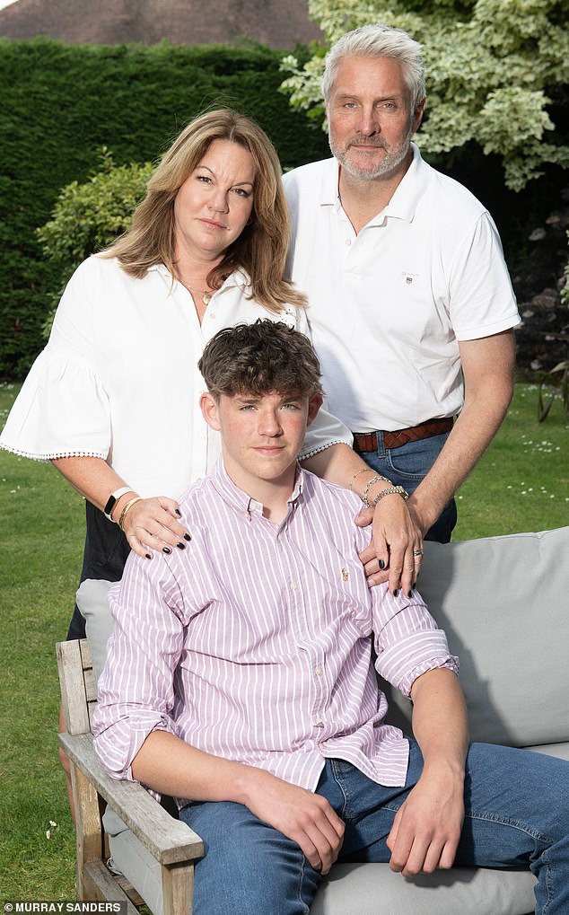 Mr Webber (pictured with Emma and Charlie), said:¿We try for Charlie, to have a normal ¿ as much as it will ever be normal ¿ life going forward'