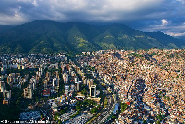 Liz explains that she 'felt really fearful' in Caracas (above) and didn't leave her hotel room