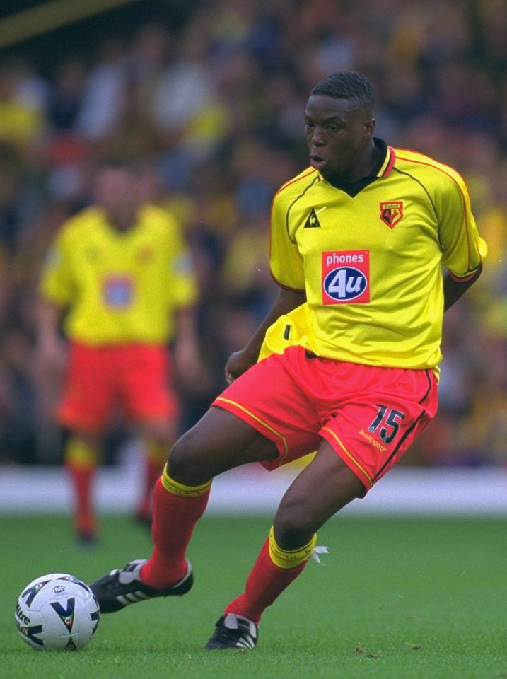 Gifton Noel-Williams of Watford playing soccer.