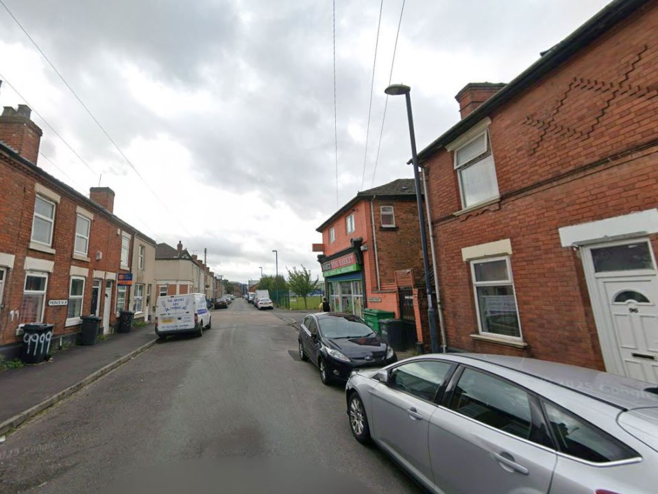 Street view of Derby, England, where Izabela Helena Zabłocka went missing.