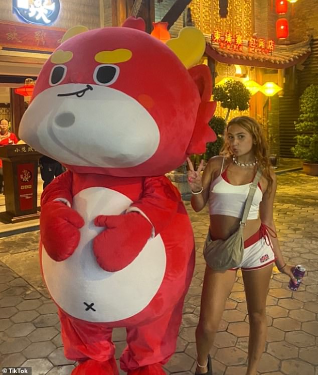 Kemp (pictured) hired an e-scooter at around 8.30pm on Saturday May 31. Police told the court that she was the main driver, while her friend was a passenger