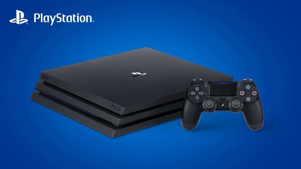 PlayStation 4 console and controller.